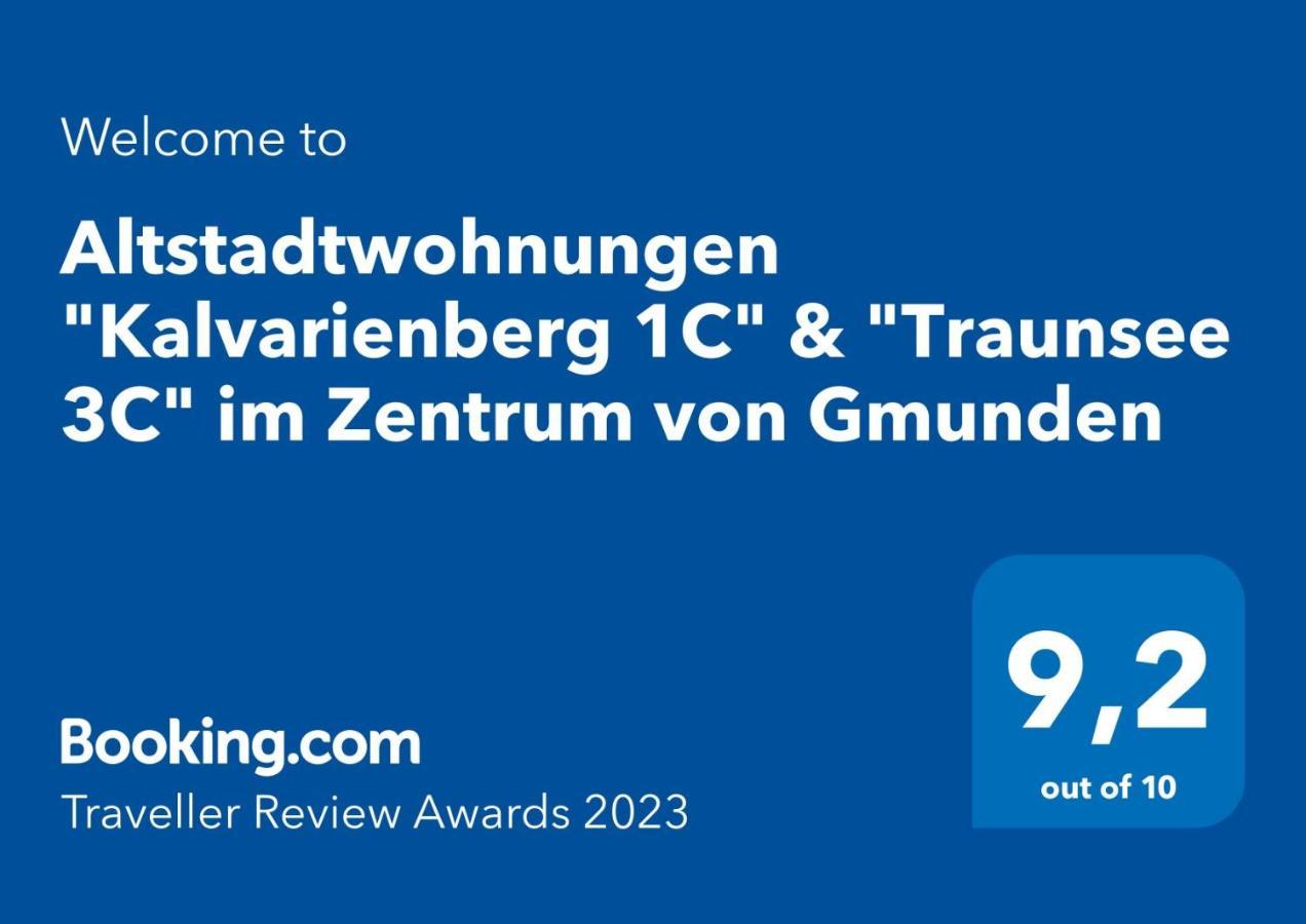 Altstadtwohnungen "Kalvarienberg 1C" & "Traunsee 3C" Im Zentrum Von กมุนเดน ภายนอก รูปภาพ
